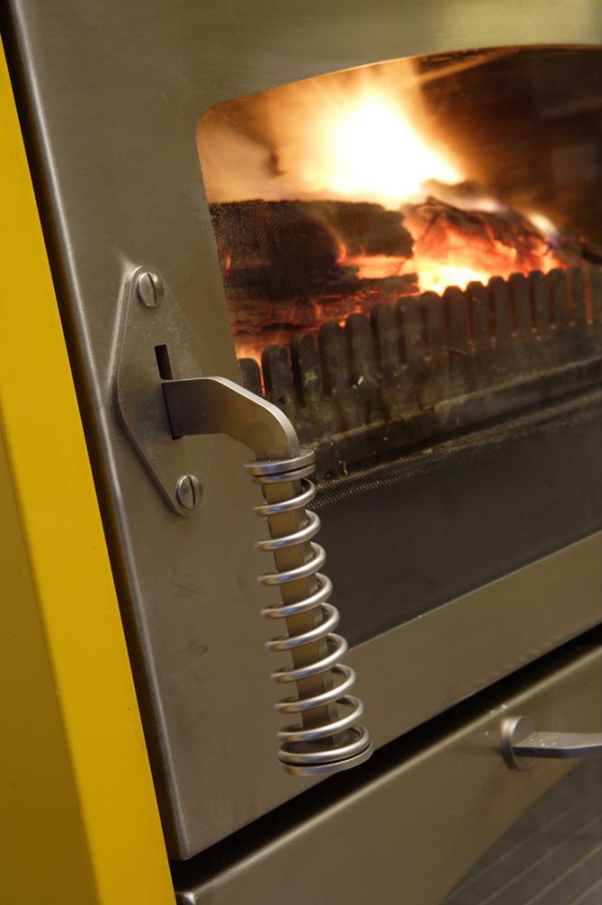 De manincor Holzherd Küchenherd Domino D8 Stahl/Inox 10kw /Ringe/ A1/Externe Zuluft De manincor Holzherd Küchenherd Domino D8 Stahl/Inox 10kw /Ringe/ A1/Externe Zuluft